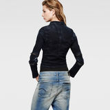 G-Star RAW® Lynn Zip Jacket Dark blue model back