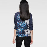 G-Star RAW® Denia Round Neck T-Shirt Bleu foncé