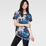 G-Star RAW® Dendar Round Neck T-Shirt Bleu moyen