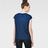 G-Star RAW® Lyker Striped T-Shirt Bleu moyen