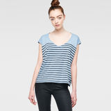 G-Star RAW® Lyker Striped T-Shirt Bleu clair