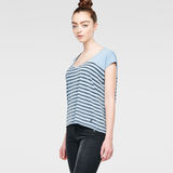 G-Star RAW® Lyker Striped T-Shirt Azul claro