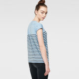 G-Star RAW® Lyker Striped T-Shirt Bleu clair