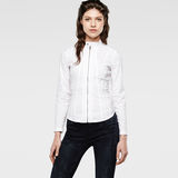 G-Star RAW® Lynn Zip Shirt Weiß