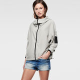 G-Star RAW® Florence Loose Hooded Vest Sweat Blanc