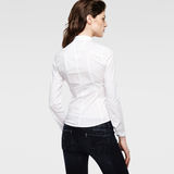 G-Star RAW® Lynn Zip Shirt Blanc