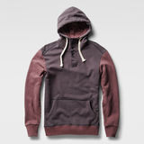 G-Star RAW® Harm Hooded Sweat Violet model front