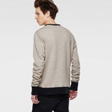 G-STAR® Nirader Round Neck Sweat Grey model back