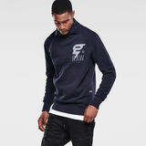 G-STAR® Laah Aero Sweat Dark blue model side