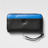 G-Star RAW® Apry Large Wallet Negro back flat