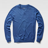 G-Star RAW® Berlow Round Neck Knit Medium blue model side