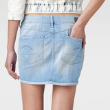 G-Star RAW® 3301 Ripped Skinny Skirt Hellblau