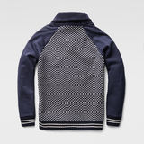 G-STAR® Dalmar Shawl Knit Dark blue model back