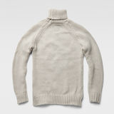 G-Star RAW® Aril Turtle Knit Gris model back