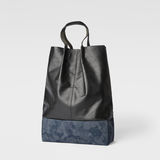G-Star RAW® Derlil Leather Shopper Bag Black back flat