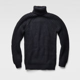 G-Star RAW® Ave Turtle Knit Donkerblauw model side