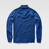 G-Star RAW® Kryv Shawl Knit Midden blauw model back