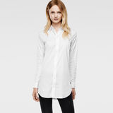 G-Star RAW® Elongated Straight Shirt Blanc