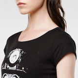 G-Star RAW® Nyme Cap-Sleeves T-Shirt Black