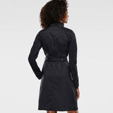 G-Star RAW® Flor Trench Dress Negro