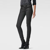 G-Star RAW® Lynn Mid Waist Skinny Jeans Black
