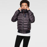 G-Star RAW® Whistler Slim Bomber Paars flat front