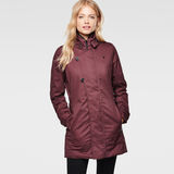 G-Star RAW® Minor Slim Trench Rood model front