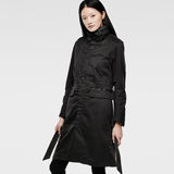 G-Star RAW® Florence Slim Trench Negro model front