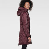 G-Star RAW® Duty Premium Hooded Relaxed Parka Rood model side