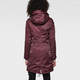G-Star RAW® Duty Premium Hooded Relaxed Parka Red model back