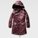 G-Star RAW® Duty Premium Hooded Relaxed Parka Red flat back