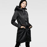 G-Star RAW® Duty Premium Hooded Relaxed Parka Noir model front