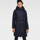 G-Star RAW® Duty Hooded Relaxed Parka Azul oscuro model front