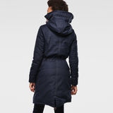 G-Star RAW® Duty Hooded Relaxed Parka Azul oscuro model back