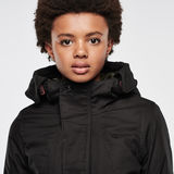 G-Star RAW® Duty Hooded Relaxed Parka Black flat back