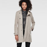 Minor Wool Slim Coat Beige G STAR