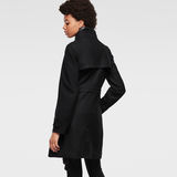 G-Star RAW® Minor Wool Slim Coat Black model back