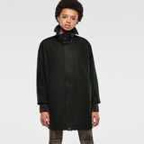 G-Star RAW® Oval Wool Relaxed Coat Green model front