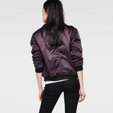 G-Star RAW® Cade Bomber Paars model back
