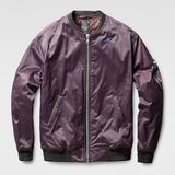G-Star RAW® Cade Bomber Violet flat front