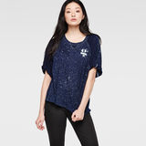 G-STAR® Laris 3/4 Sleeve Top Dark blue