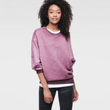 G-STAR® Karnah Round Neck Sweat Purple model front