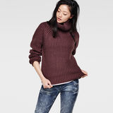 G-Star RAW® Ave Turtle Knit Red model front