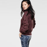 G-Star RAW® Ave Turtle Knit Red model side