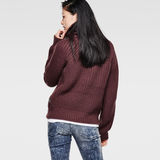 G-Star RAW® Ave Turtle Knit Red model back