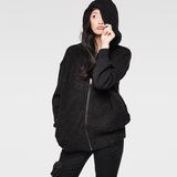G-Star RAW® Hele Hooded Cardigan Knit Black