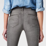 G-Star RAW® Midge Zip Ultra High Waist Super Skinny Jeans Grau