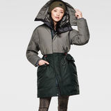 G-Star RAW® Foul Weather Hooded Relaxed Coat Grey model side