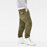G-Star RAW® Rackam Tapered Cargo Pants Green model back
