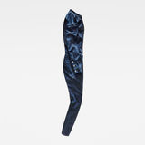 G-Star RAW® Bronson High Waist Wrap Jumpsuit Dark blue flat back